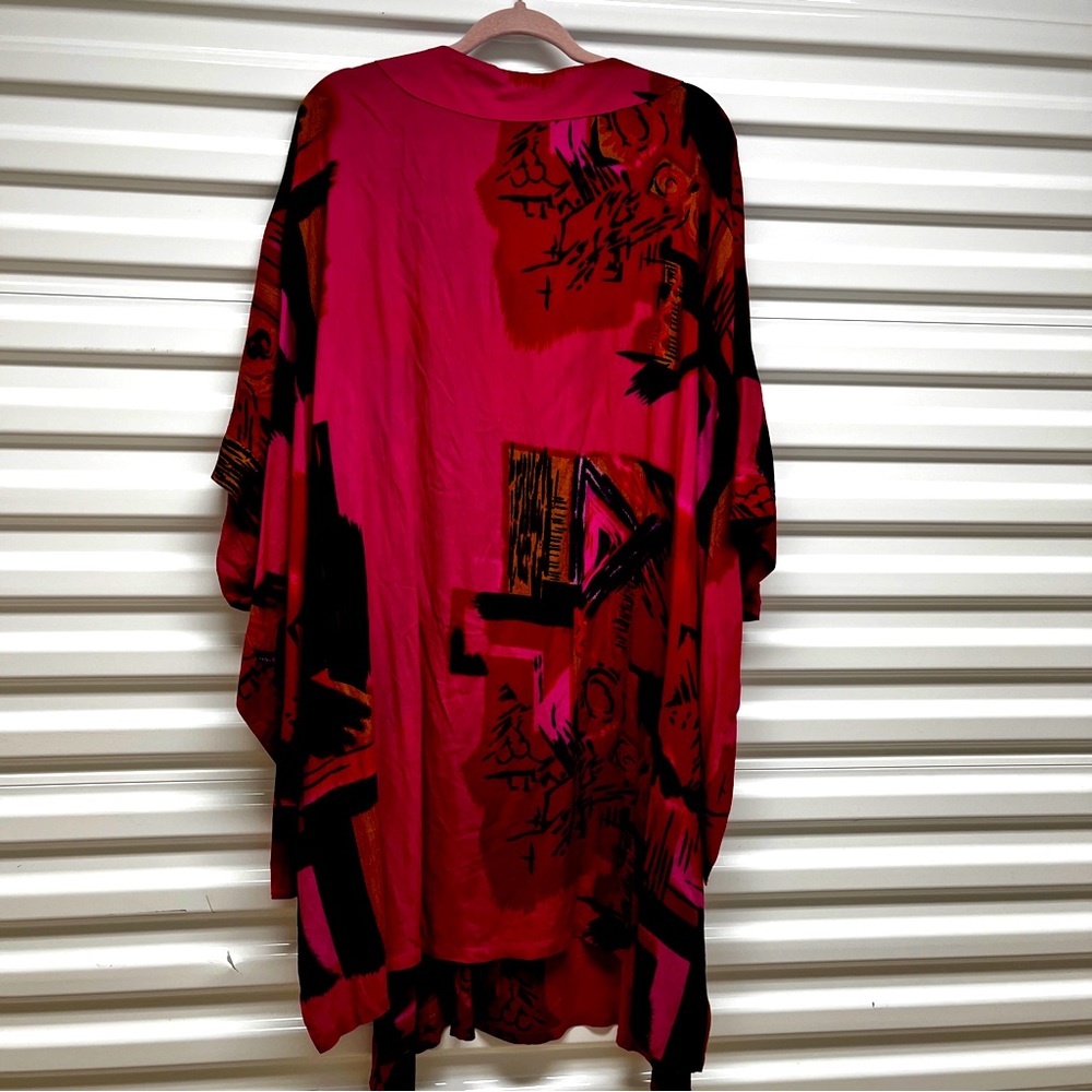 O. K. Mike Graphic Print Kaftan View 4
